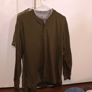 Green redhead double lined long sleeved shirt